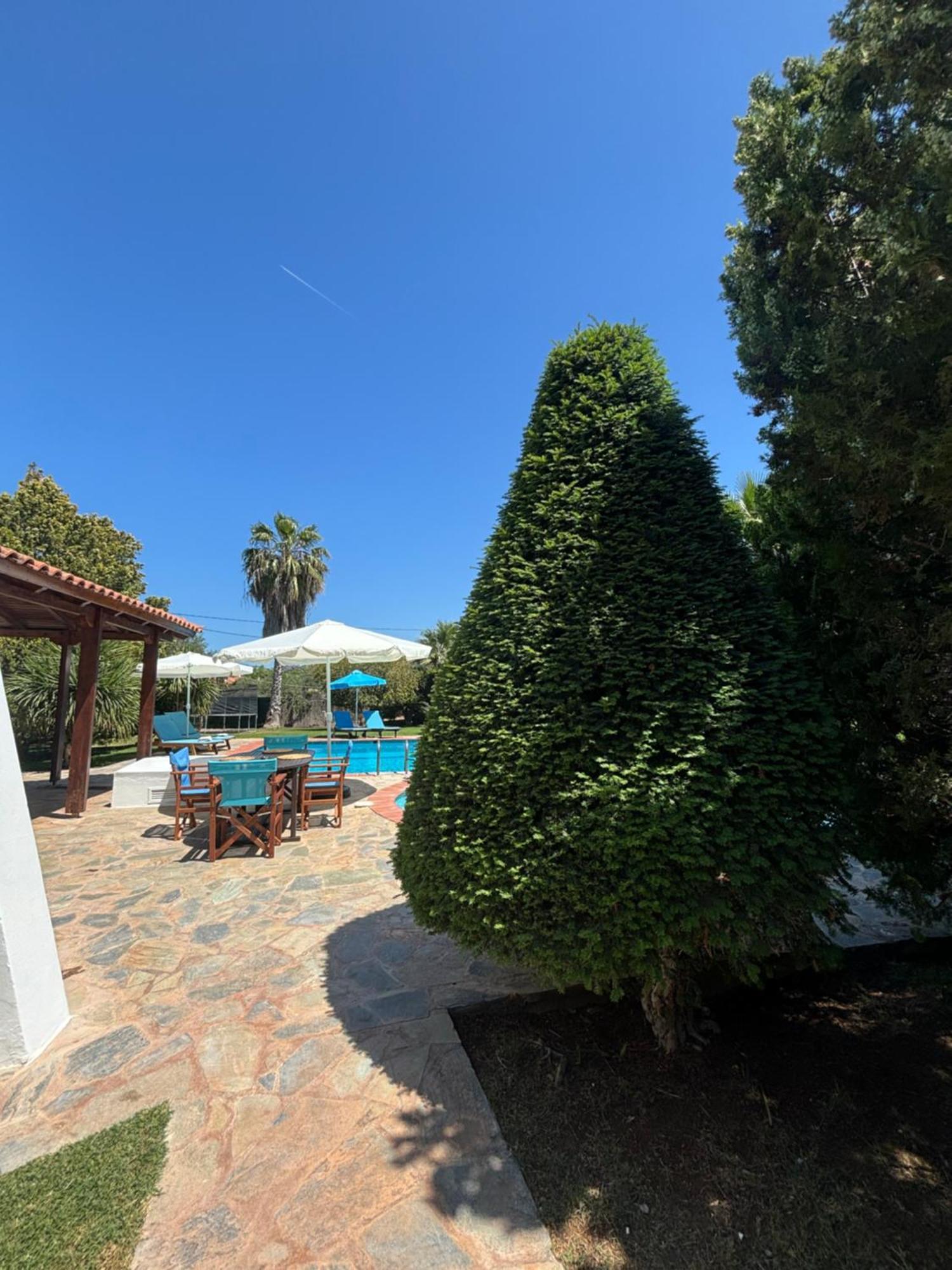 Country House With Pool And Big Garden Oropos Luaran gambar